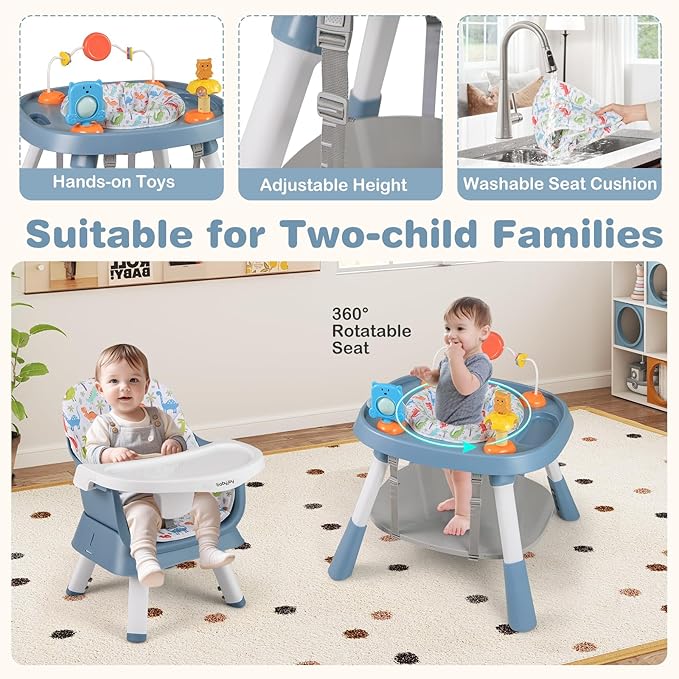 BABY JOY 16 in 1 High Chair, Convertible Baby Highchair - Image 3