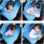 Travel Pillow, Travel Pillow for Kids, Sleeper Hold Pillow Travel, Removable - Image 6