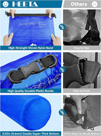 HEETA Dry Bag Waterproof for Women Men, 5L/10L/20L/30L/40L Roll Top Lightweight - Image 4