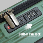 buy 0ne get 0ne free! 20 Inch Expandable Carry on Luggage PC Hard Shell TSA - Image 7