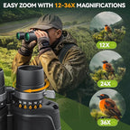 12-36X50 High Powered Zoom Binoculars - Image 2