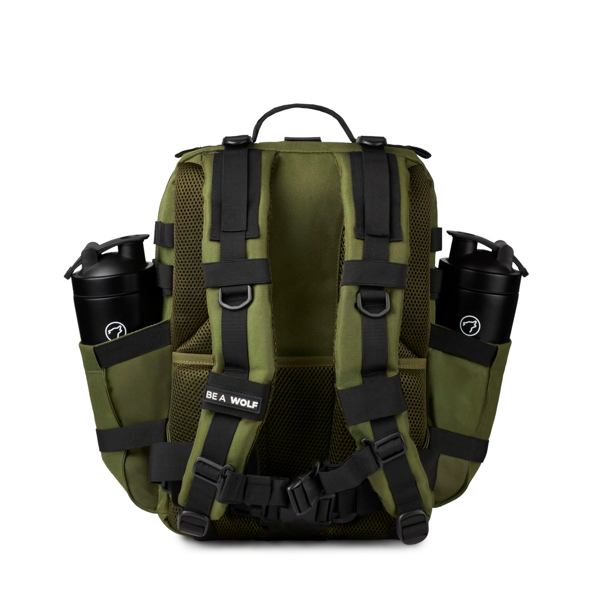 35L Tactical Gym Backpack (Athletic Green (Black Molle))