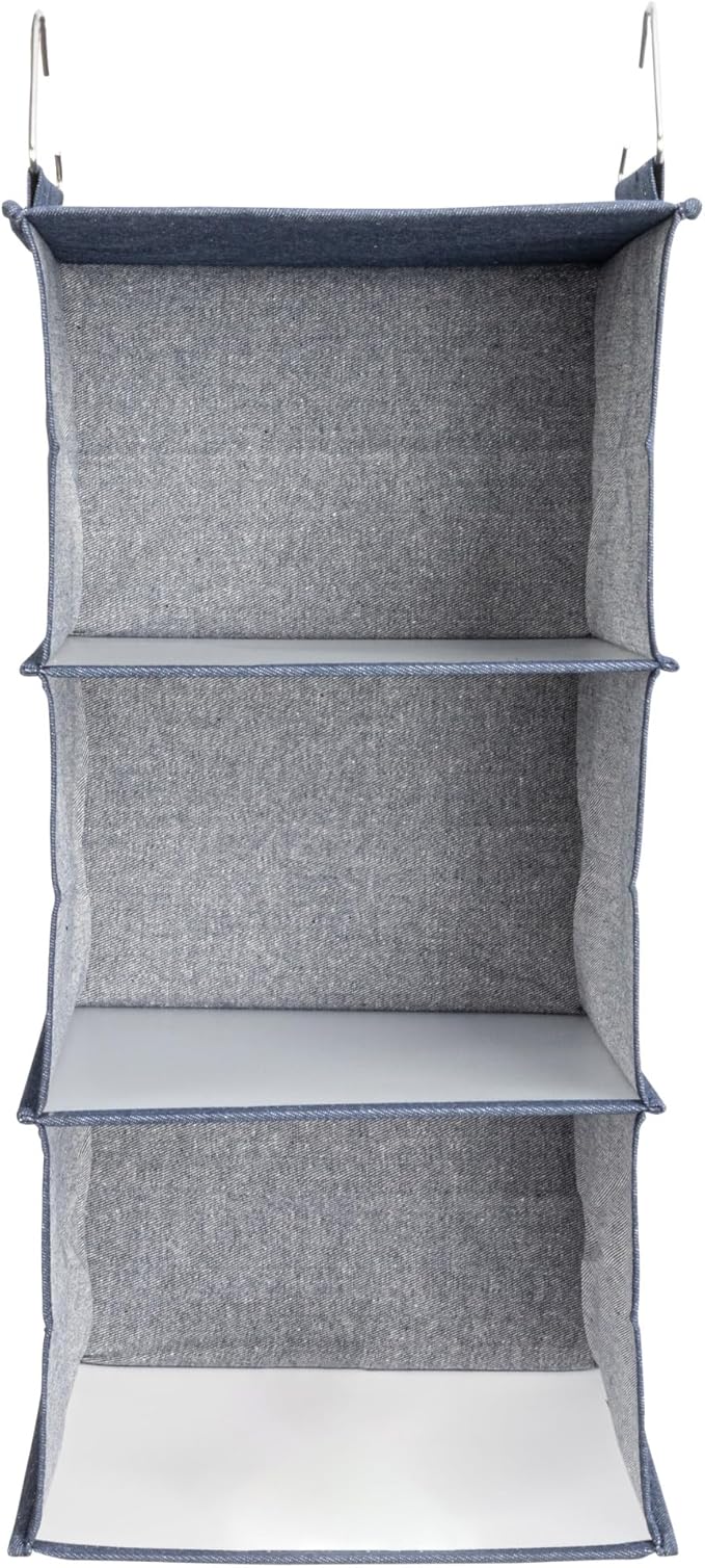 Household Essentials Hanging Cotton Blend Closet Organizer - Image 8