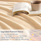 PHF Ultra Soft Fleece Blanket Twin Size, No Shed No Pilling Luxury Plush Cozy - Image 4