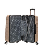 Melbourne Hardside 3 Piece Expandable Spinner Wheel Luggage Set (Champagne / 3 Piece (20"/24"/28"))