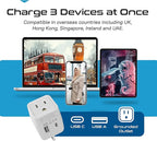 Ceptics UK adapters for travel to London, Hong Kong, Ireland - Image 2