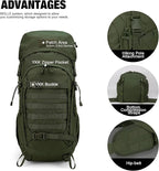 Mardingtop 50L Hiking Backpack, Backpacking Backpack - Image 4