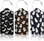 3 Pack PU Leahter Happy Halloween Luggage Tag by Unknown