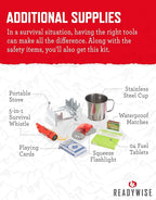 ReadyWise Emergency Survival Gear – Tactical Military Backpack, Camping - Image 3