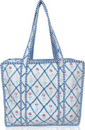 Cotton Quilted Tote Bag for Women – Large Beach & Travel Tote by ThirdEyeExport