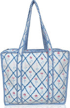 Cotton Quilted Tote Bag for Women – Large Beach & Travel Tote by ThirdEyeExport