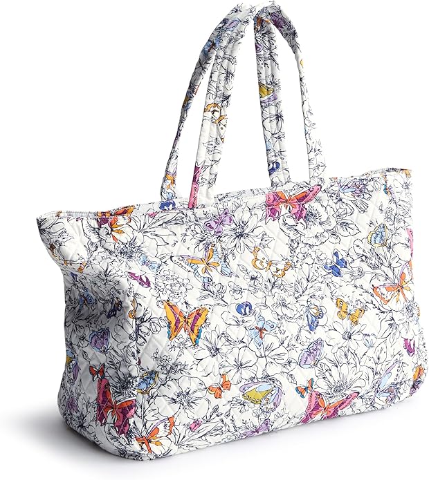 Premium Cotton Knollton Travel Tote Bag by VeraBradley