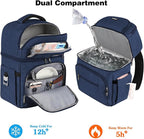 Cooler Backpack, Insulated Backpack Cooler Leakproof Double Deck Cooler Bag - Image 2