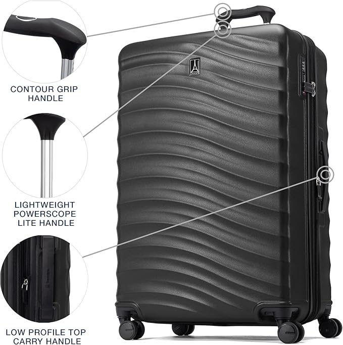 Travelpro Maxlite Air V2 Hardside Expandable Checked Luggage, 8 Spinner Wheels - Image 2