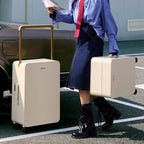 TUPLUS 24” Checked Hardside Luggage Lightweight ABS Travel Suitcase - Image 7