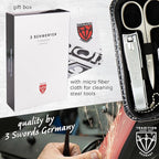 3 Swords Germany – brand quality 8 piece manicure pedicure grooming kit set - Image 6