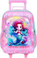 Kids Luggage for Boys Girls, Toddler Rolling Travel Carry on Suitcase by CCJPX
