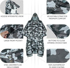 PTEROMY Hooded Rain Poncho for Adult - Image 2