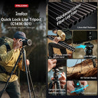 FALCAM TreeRoot F38 Quick Lock Lite Carbon Fiber Travel Tripod - Image 2