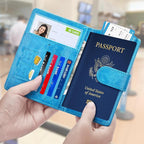 Herain Passport Holder for Travel Cruise Essentials, RFID Passports Book Card - Image 2