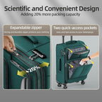 SHOWKOO Luggage Sets 3 Piece Softside Expandable Lightweight Durable Suitcase - Image 4