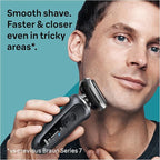 Braun Electric Shaver for Men, Series 7 7120s, Wet & Dry Shave, Turbo & Gentle - Image 2