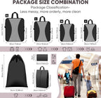 8 Set Compression Packing Cubes - Image 4