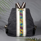 Goodhan Women Canvas Backpack Daypack Casual Shoulder Bag, Vintage Heavy-duty - Image 6