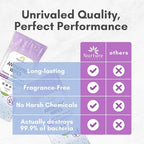 Nurture XL Antibacterial Body & Hand Wipes | Alcohol-Free Antiseptic Wet - Image 5