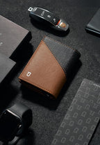 Jenoss Smart Wallet For Men: Full Grain Leather, Handcrafted, Slide Metal Pop - Image 8
