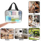 APREUTY Clear Makeup Bags, TSA Approved 3 Pcs Large Cosmetic Makeup Bags Set - Image 6