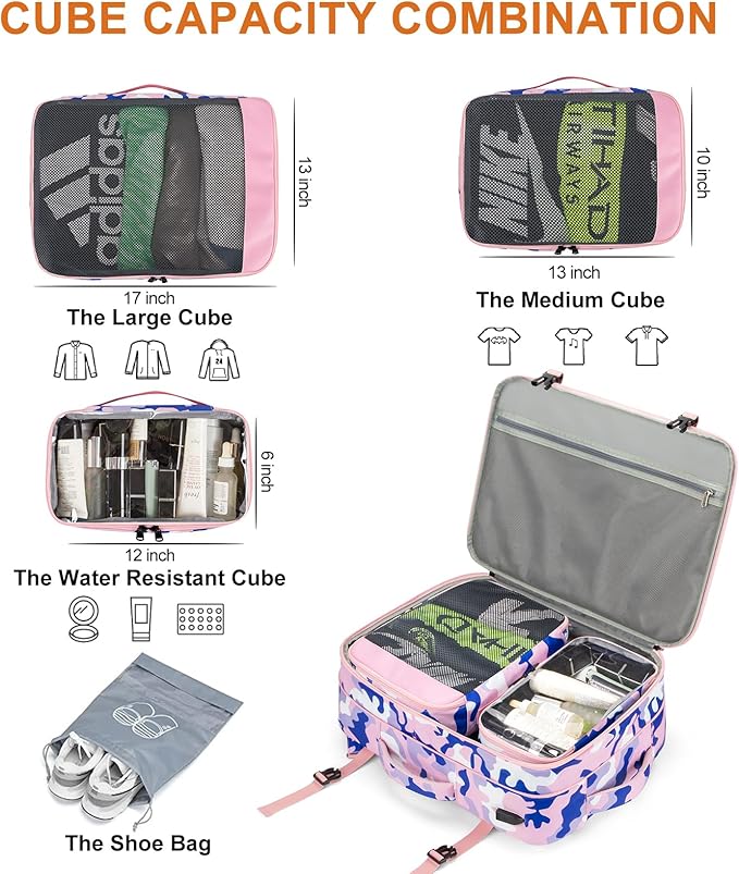 Travel Backpack 42L Carry on Backpack Flight Approved Expandable Travel - Image 3