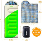 Camping Sleeping Bag, 32℉ Sleeping Bags - Image 2