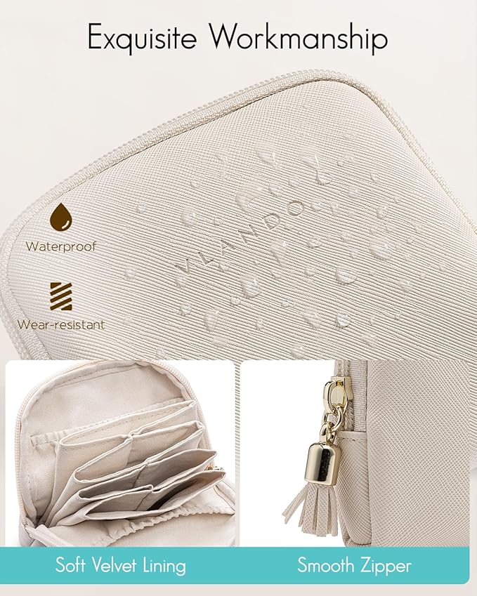 Vlando Mini Jewelry Travel Case, Jewelry Pouch Bags - Image 3