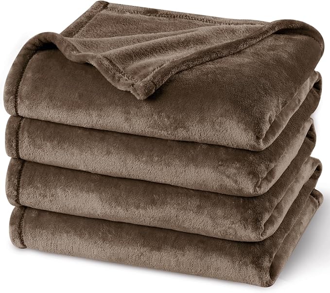 PHF Ultra Soft Fleece Blanket Queen Size, No Shed No Pilling Luxury Plush Cozy by PHF