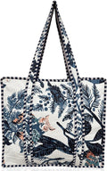 Cotton Quilted Tote Bag for Women – Large Beach & Travel Tote by ThirdEyeExport