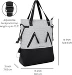 Sherpani Tempest, Anti Theft Convertible Backpack Tote, 14L Travel Backpack - Image 3