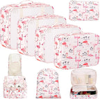 BAGAIL 8 Set Packing Cubes Luggage Packing Organizer Bags by BAGAIL