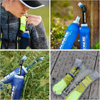 TRIWONDER TPU Soft Folding Water Bottles BPA-Free Collapsible Flask - Image 7