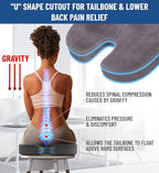 Everlasting Comfort Doctor Recommended Memory Foam Seat Cushion - Image 3