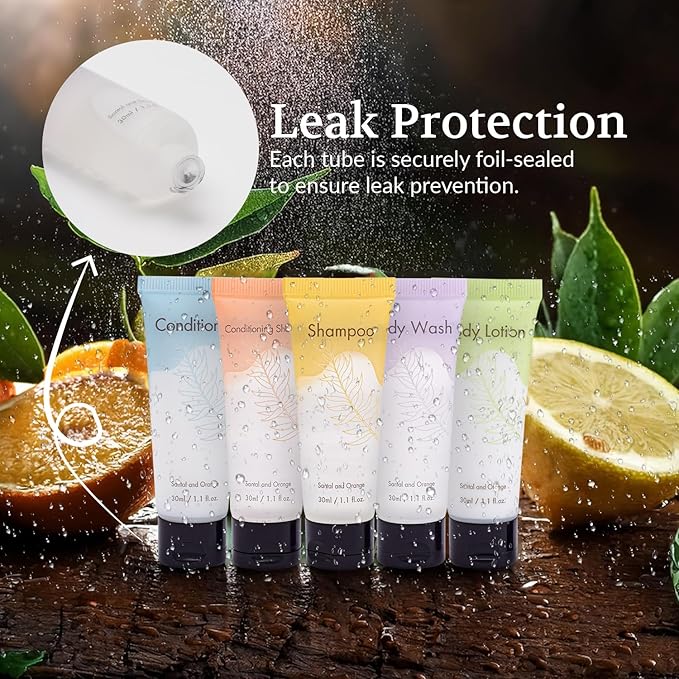 Travel Size Shampoo Bulk 100 PCS Per Case 1 Oz Each Individually Wrapped Hotel - Image 4
