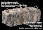 Large Military Duffle Bag Tactical Gear Load Out Bag Deployment Cargo Bag - Image 2