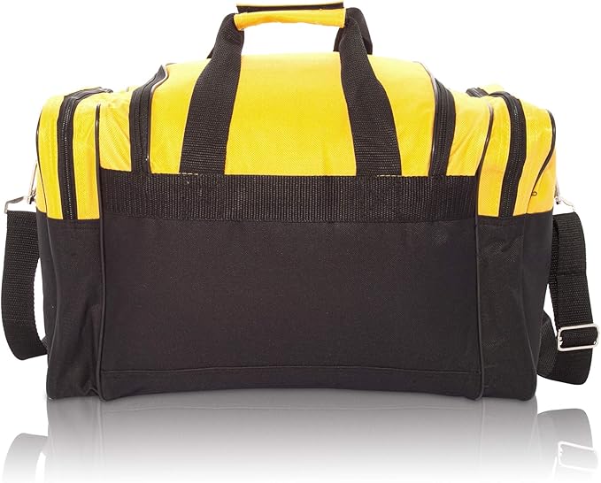 DALIX 17" Blank Duffle Bag Duffel Bag Travel Size Sports Durable Gym Bag - Image 4