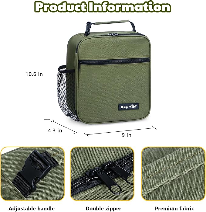 Hap Tim Insulated Lunch Bag Women, Reusable Lunch Box - Image 5