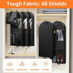 Travel Garment Bag Suits Clothes : 43 Inch 5 Packs Lightweight Breathable - Image 6