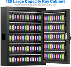 125 Keys Key Lock Box Wall Mount, Anti-Theft Key Organizer - Image 9