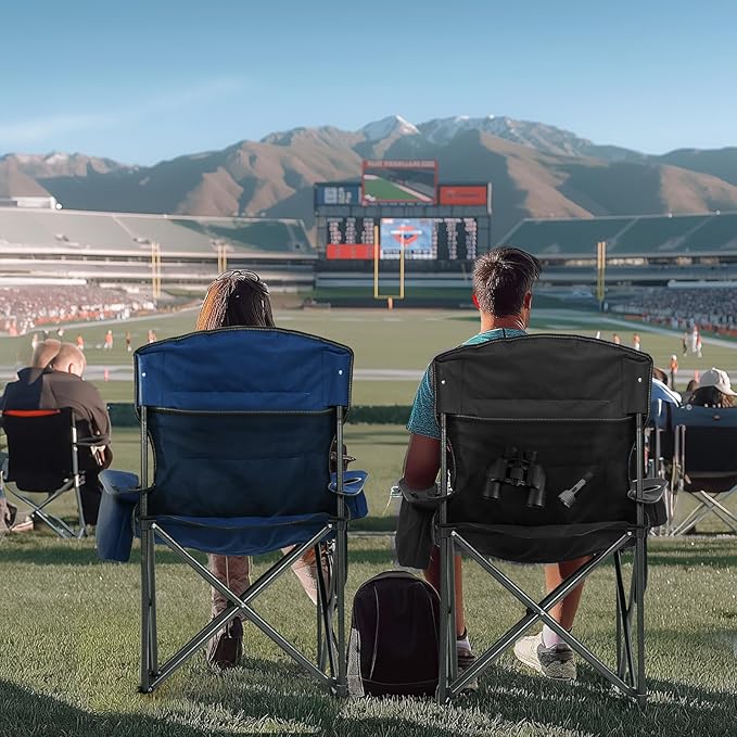 Overmont Oversized Folding Camping Chair - Image 2