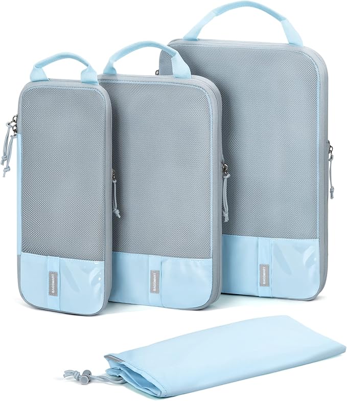 BAGSMART 6 Set Compression Packing Cubes by BAGSMART