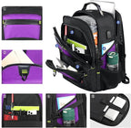 Z-MGKISS Extra Large Laptop Backpack, Water-Resistant 18.4-19 Inch Travel - Image 5