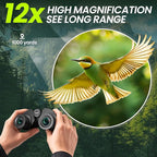 Occer 12x32 Compact Binoculars for Adults High Powered, Large Eyepiece - Image 4
